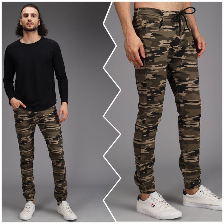 Men’s camouflage cargos uploaded by business on 10/5/2021