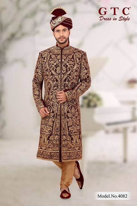 Imperial GTC- Traditional Wedding Sherwani  uploaded by AMBE COLLECTIONS  on 10/5/2021
