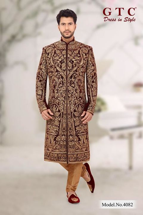Imperial GTC- Traditional Wedding Sherwani  uploaded by AMBE COLLECTIONS  on 10/5/2021
