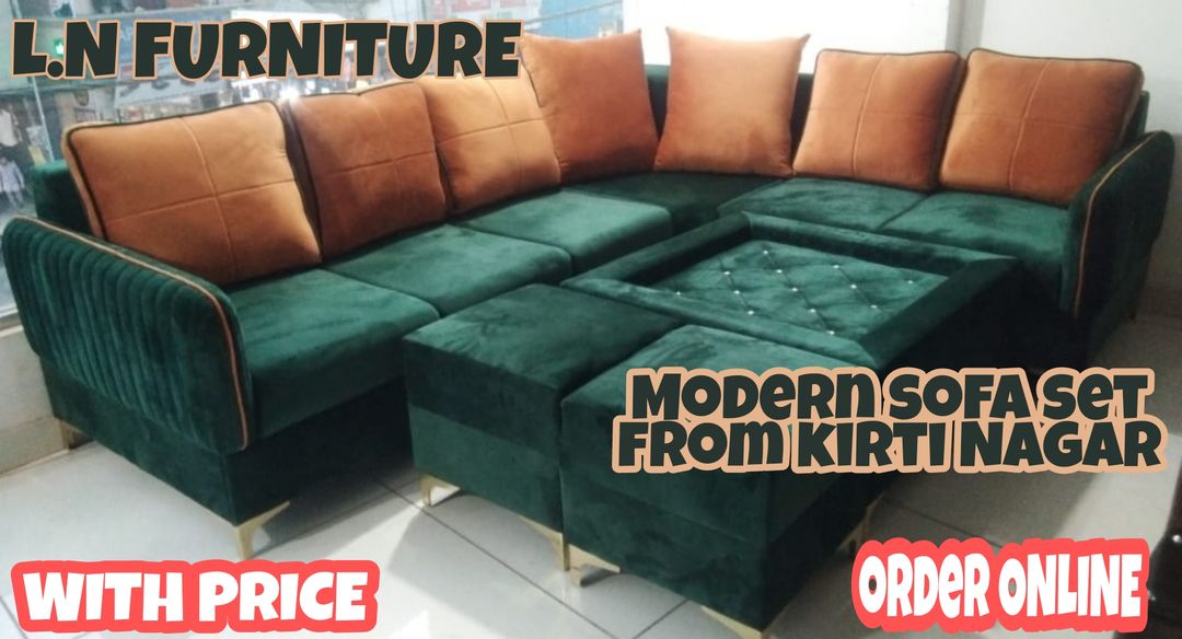 L sofa set  uploaded by L.N FURNITURE  on 10/5/2021
