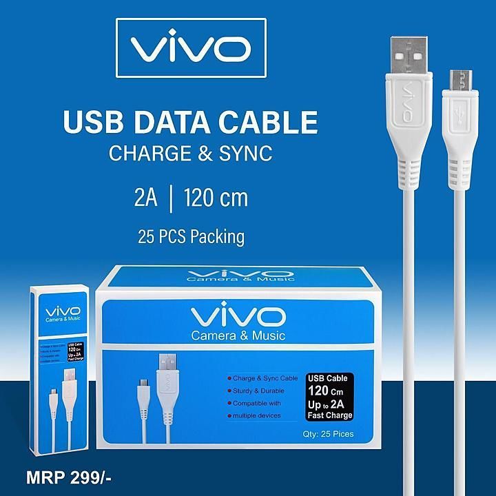 Vivo fast cable 2.amp uploaded by Ubest mumbai on 9/14/2020