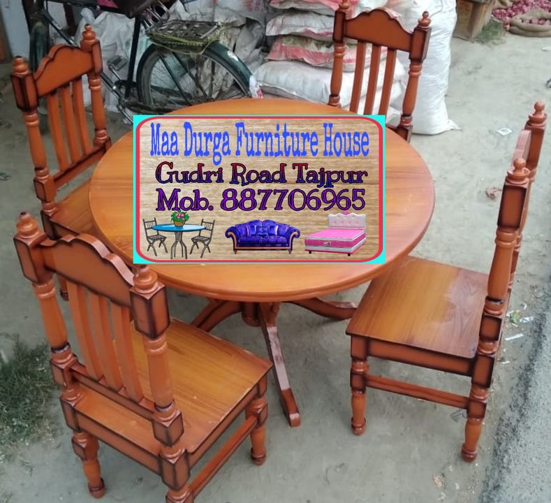 Daining tebal 4 chair  uploaded by Maa Durga furniture house on 10/5/2021