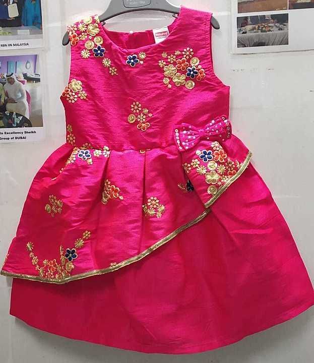 Kids girls ethnic frock uploaded by Knight Lifestyle Pvt Ltd on 9/14/2020