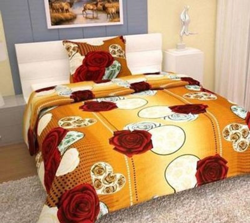 Poly cotton single bedsheet uploaded by Bs Shopping on 10/6/2021