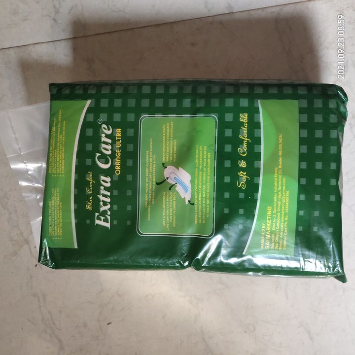 Extra care sanitary pads  uploaded by business on 10/6/2021
