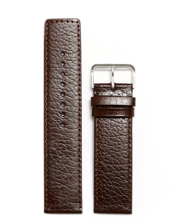 Exor dark burgundy 22mm leather  watch strap uploaded by business on 10/6/2021