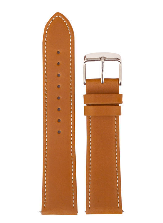 Exor brown color 22mm  leather watche strap uploaded by business on 10/6/2021