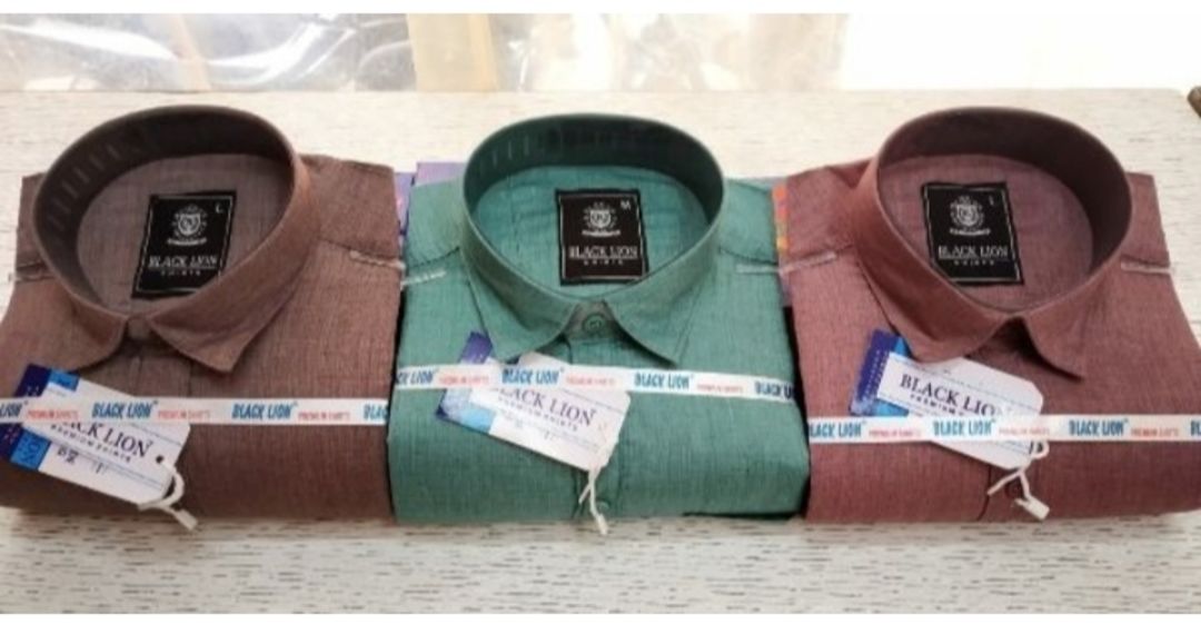 Men's stylish plen cotton shirt's  uploaded by Mahima Collection on 10/6/2021