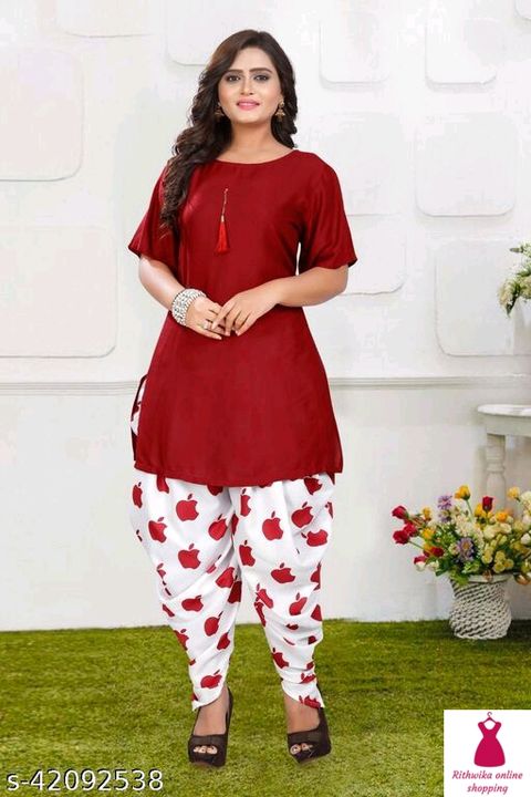 Women's trendy kurti set uploaded by Rithwika fashions on 10/6/2021