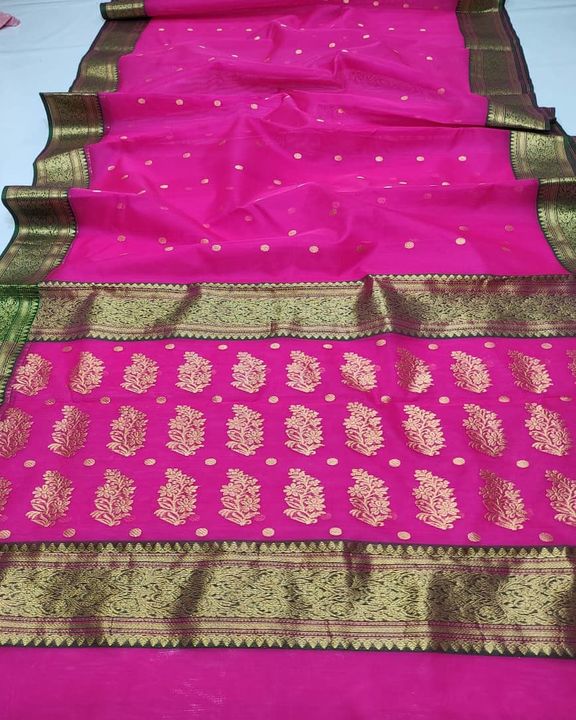 Chanderi handloom saree  uploaded by Chanderi saree on 10/7/2021