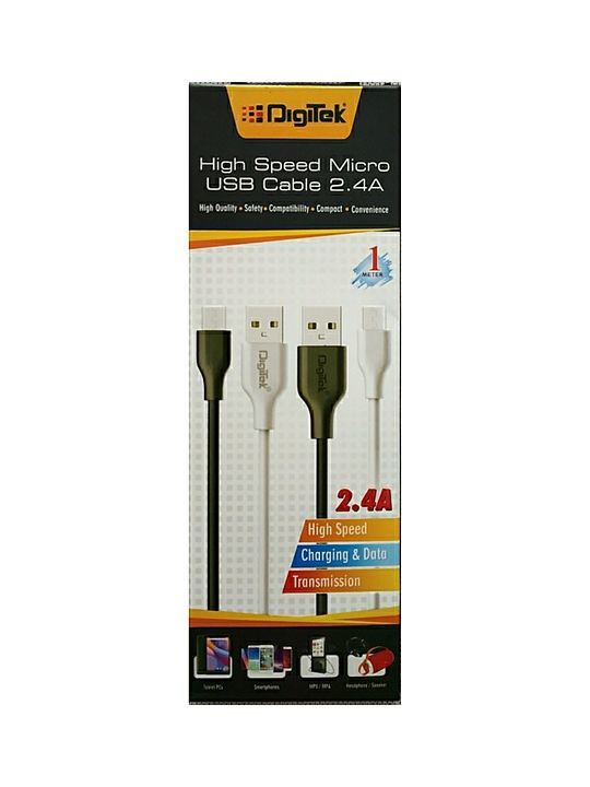 Digitak 2.4 Amp, Micro data cable uploaded by QR Traders on 9/14/2020