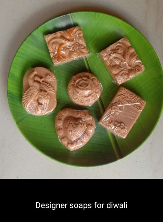 Designer chandan soap for diwali uploaded by Organic soap bases on 10/7/2021