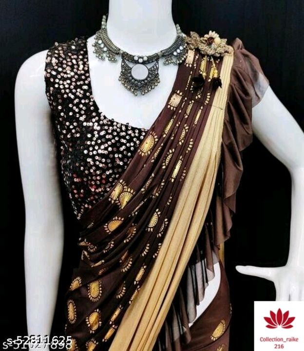 Readymade sarees uploaded by Raike Collections on 10/7/2021
