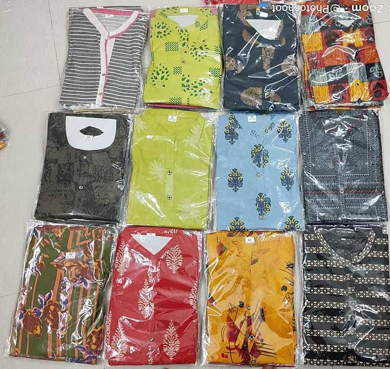 Reyon kurti (mix different prints)
 uploaded by business on 9/14/2020