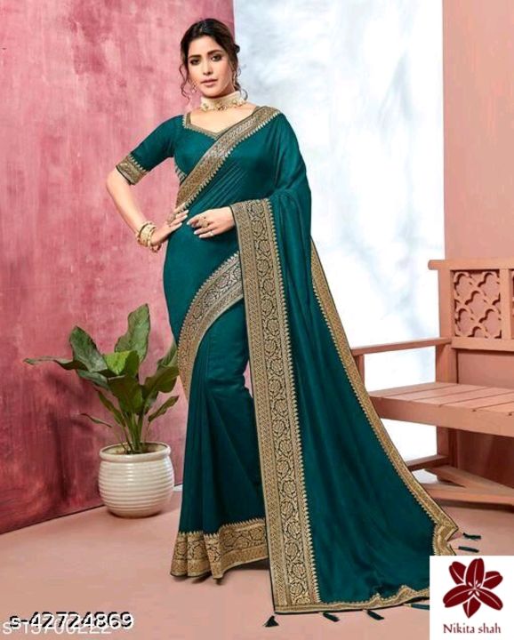 Beautiful silk saree uploaded by business on 10/7/2021