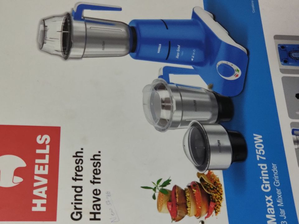 Havells Max grinder 750watt uploaded by business on 10/7/2021