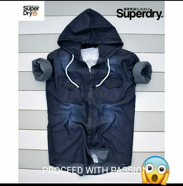 Denim Hoodie Shirts uploaded by business on 10/7/2021
