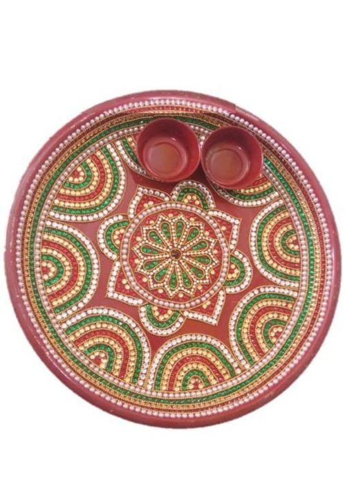 HAND CRAFTED AARATHI THALI uploaded by SHRI-NADH on 10/7/2021