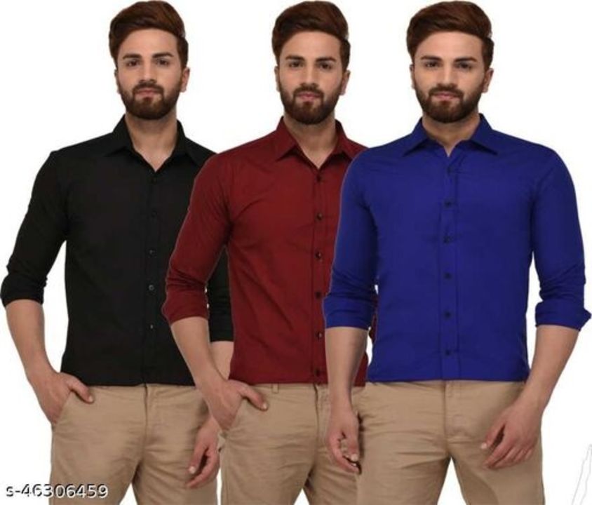 Men's cotton shirts uploaded by Fashion World on 10/7/2021