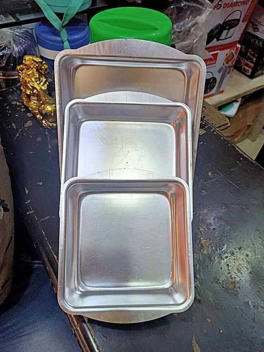 Square Shape Cake Mould
Weight 400grms
Size 6",7"8".
Ask for Price uploaded by business on 9/14/2020
