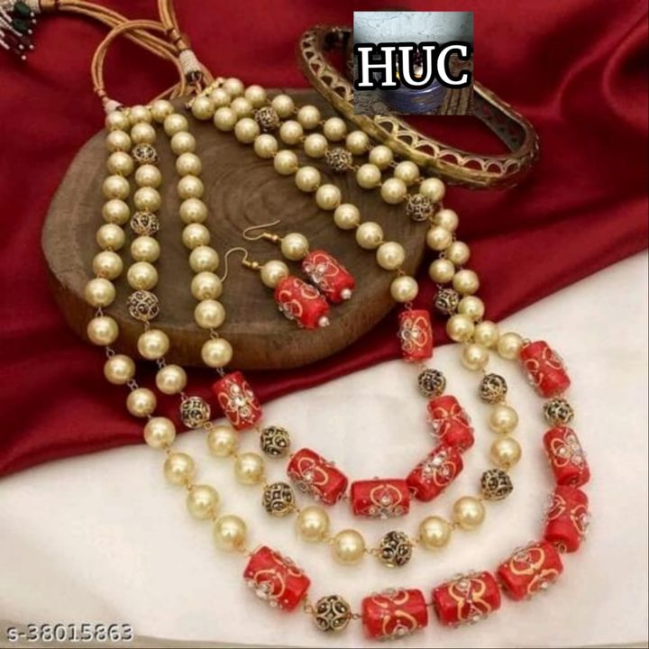 3 layer necklace  uploaded by Jewellery_homedecor_fashion on 10/8/2021