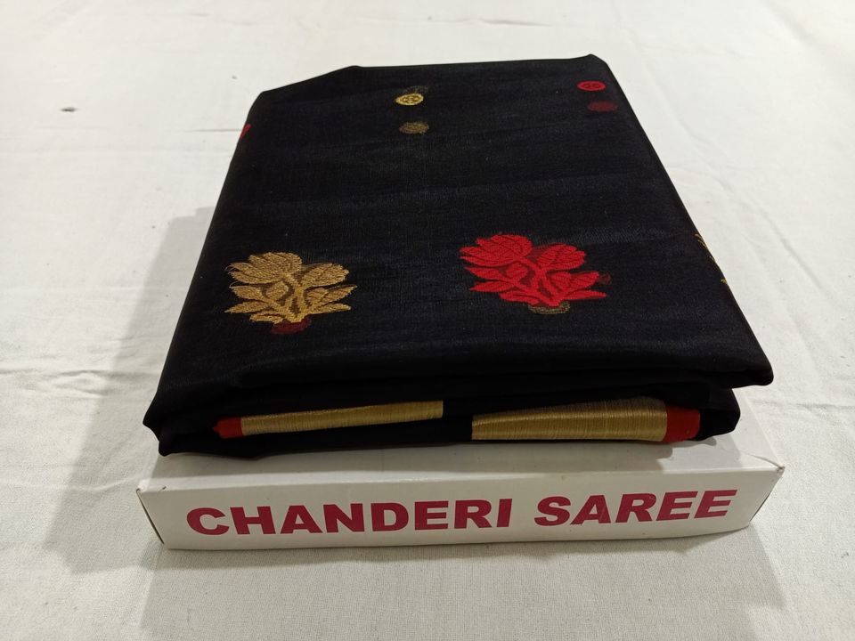 Chanderi handloom saree  uploaded by Chanderi saree on 10/8/2021