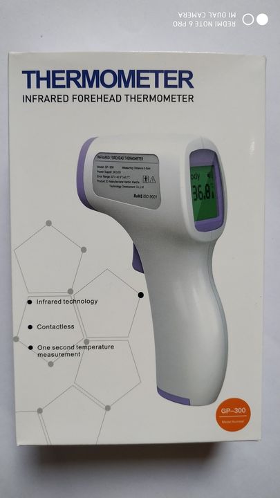 Infrared forehead thermometer uploaded by business on 10/8/2021