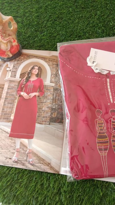 Cotton kurties uploaded by Sandhya collection on 10/8/2021