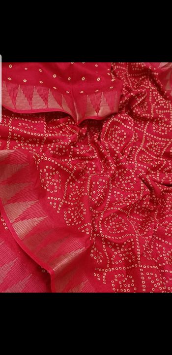 Bhandhini saree uploaded by Blue Blossom on 10/8/2021