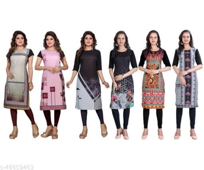 Crepe kurti uploaded by business on 10/8/2021