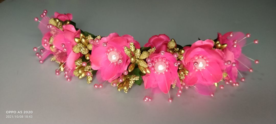Flower Tiara uploaded by Nishi Creations on 10/8/2021