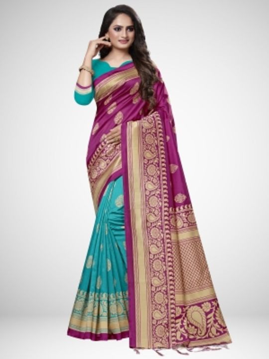 Ratnavati Paisley Fashion Art Silk, Poly Silk Saree

Color: Green & Pink, Red & blue

Style: Regular uploaded by business on 10/8/2021