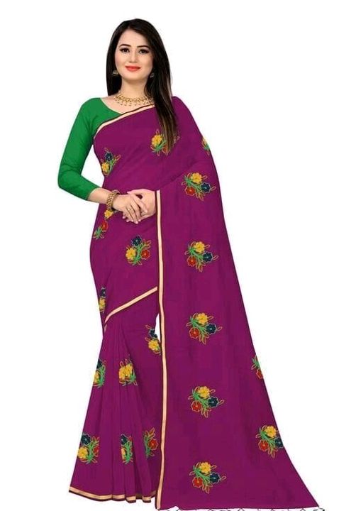 Chanderi cotton sarees uploaded by business on 10/8/2021