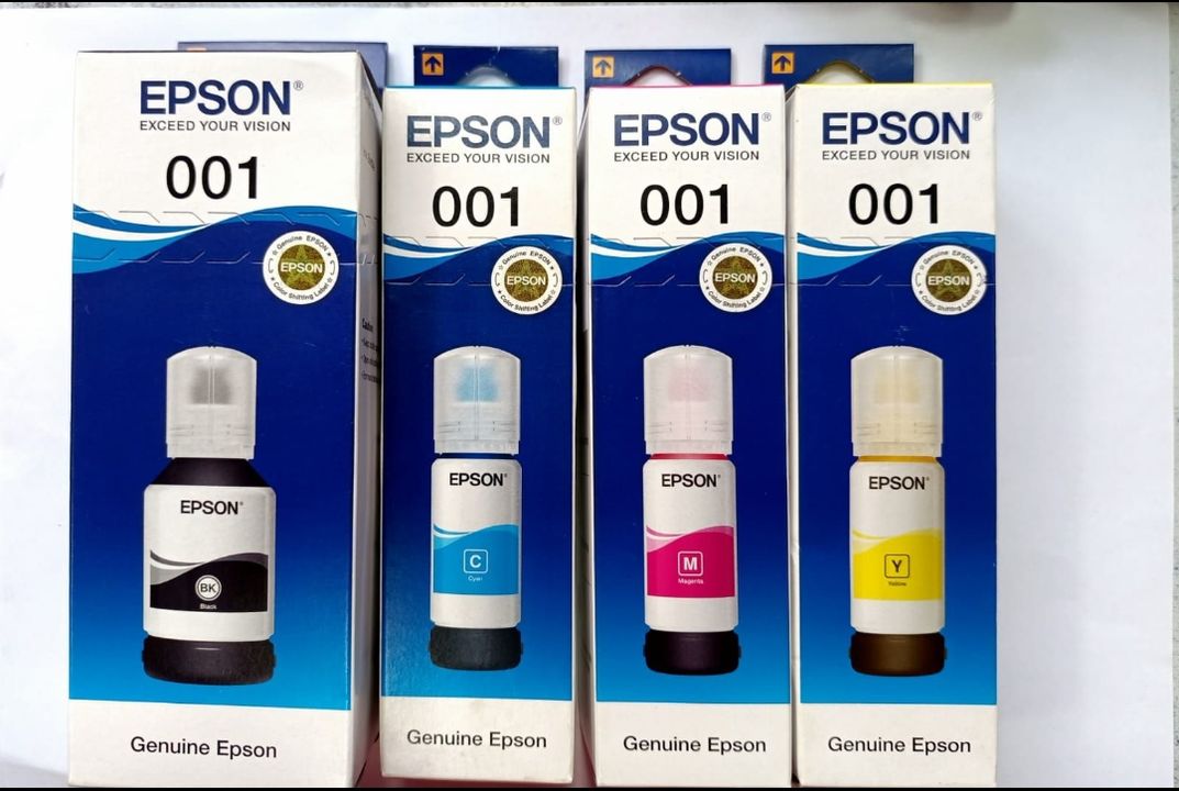 Epson 001 Ink bottle (4 pic set ) uploaded by business on 10/8/2021