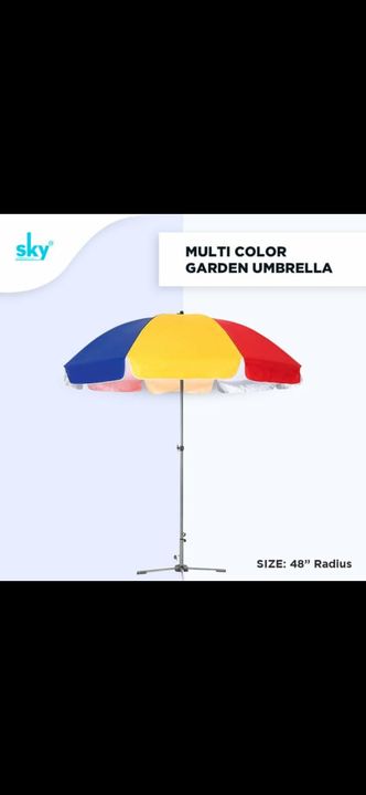 48*16 Double Cloth Multi Color Garden Umbrella  uploaded by Classic International  on 10/9/2021
