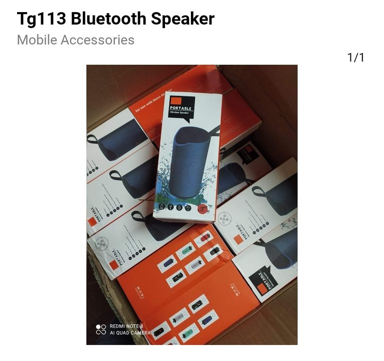 Post image I want 10 Pieces of TG 113 Bluetooth speaker .
Chat with me only if you offer COD.
Below is the sample image of what I want.
