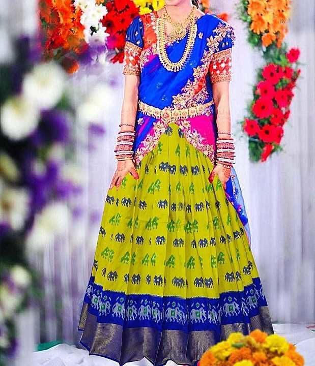 Pochampally Ikkat Lehengas – pochampallysarees.com