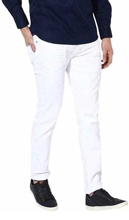 White jeans for men  uploaded by AV Collecton on 10/9/2021