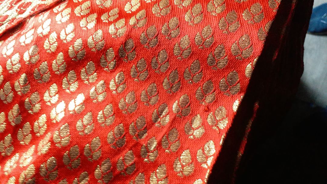 Jacquard fabric, mat jari, sana uploaded by BALAJI CREATION on 10/9/2021