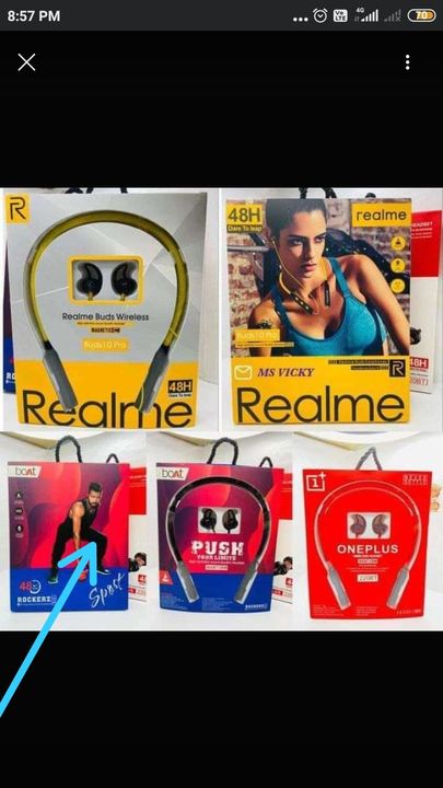 Realme buletoth earphone uploaded by business on 10/10/2021
