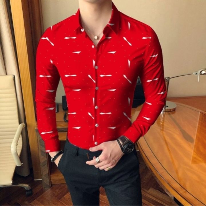 Printed men formal shirt  uploaded by business on 10/10/2021