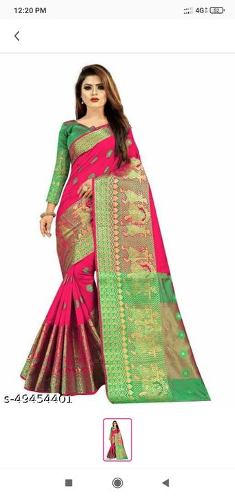 Post image I want 12 Pieces of Sarees .
Chat with me only if you offer COD.
Below is the sample image of what I want.
