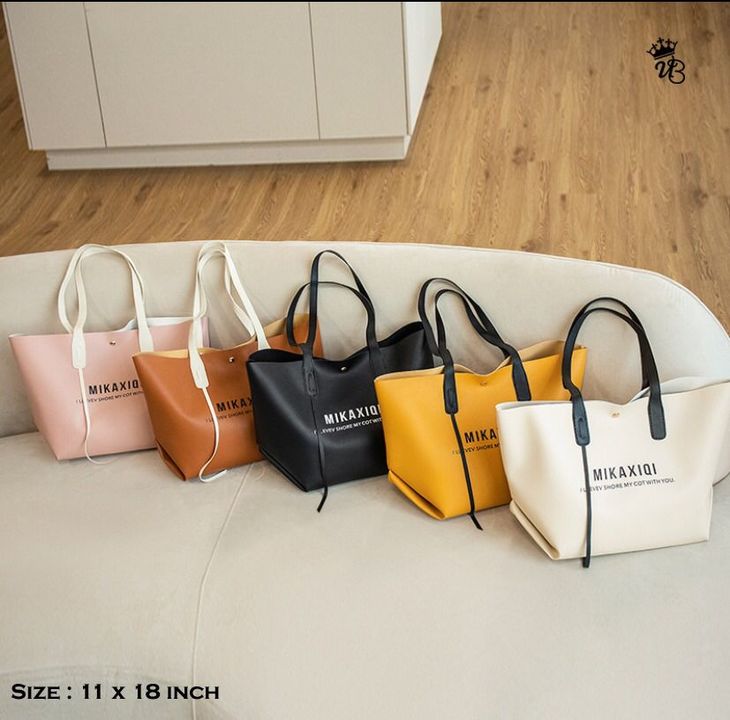 Post image *SALE*
BUY THIS BAG AT ONLY *375* From Now onwards.

BRAND - *IMPORTED**_Stylish TOTE Bag_*
NEW PRICE - *375*
SHIPPING - *FREE*
STOCK - Available in 5 Colours
