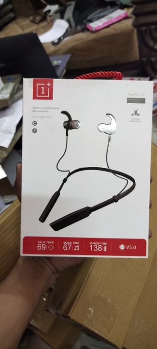 One plus HIGH BATTERY NECKBAND uploaded by business on 10/10/2021