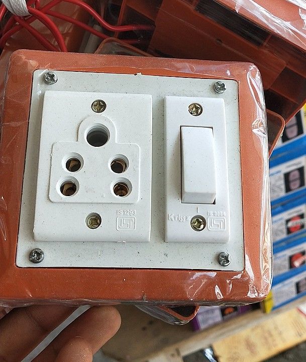 4*4 pvc switch board uploaded by Ganpati electricals  on 9/15/2020