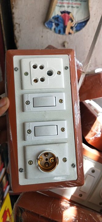 8*4 pvc switch board uploaded by Ganpati electricals  on 9/15/2020