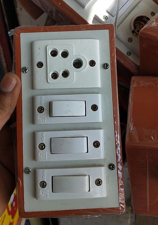 7*4 pvc switch board uploaded by Ganpati electricals  on 9/15/2020