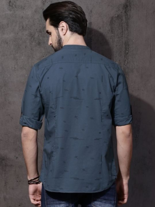 Roadster Men Printed Casual Dark Blue, Black Shirt
 uploaded by Popnaa's Fashion on 10/10/2021