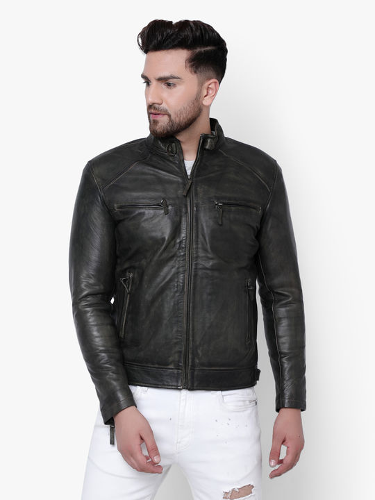 Leather jacket uploaded by business on 10/10/2021