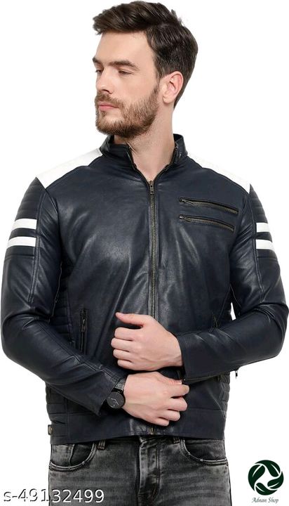 Brand Trend Men's Faux Leather Jacket uploaded by Online shopping on Flipkart  on 10/10/2021